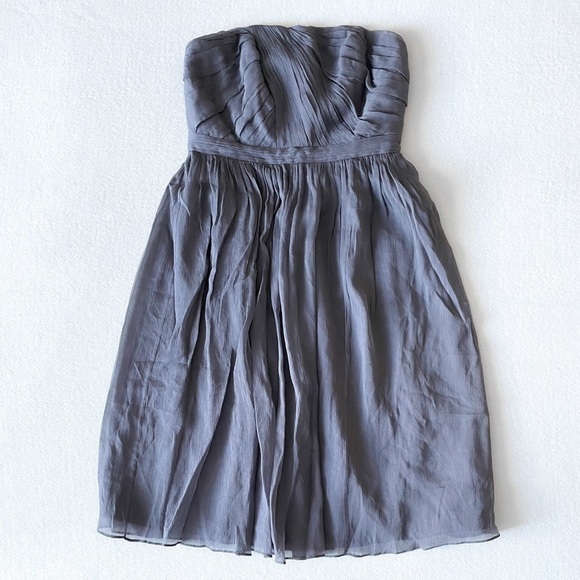 J. Crew Silk Strapless dress - Picture 1 of 8